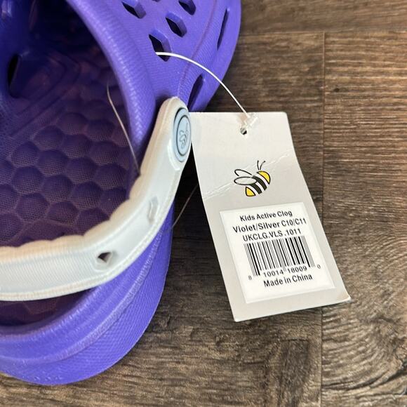 Joybees Toddler C10/C11 Violet Harper Active Clogs - Picture 7 of 9